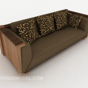 New Chinese Home Sofa 3d model