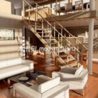डुप्लेक्स अपार्टमेंट सीढ़ी डिजाइन