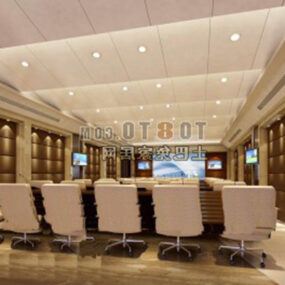 Hotel Sala de conferencias Diseño Interior Modelo 3d