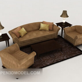 Modern Minimalist Sofa Furniture 3d model