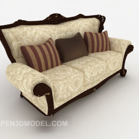 High-end Vintage European Sofa 3d model