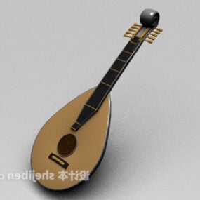 Instrumento mandolina modelo 3d
