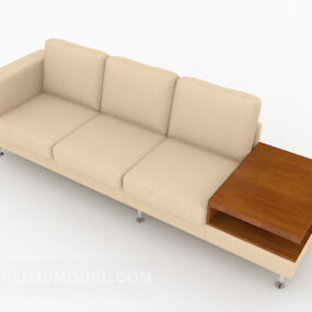Modern Combine Table Sofa 3d model