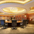 Round Ceiling Conference Space Interior
