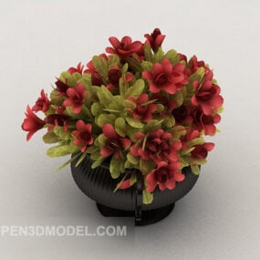 Home Decoration Vase Flower 3d model