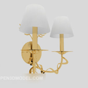 Hotel eenvoudige wandlamp 3D-model