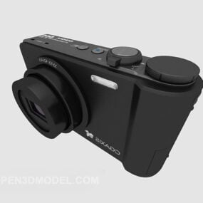 Kompakt kamera Sort 3d model