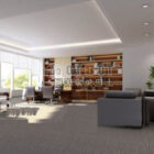 Office White Wall Interior