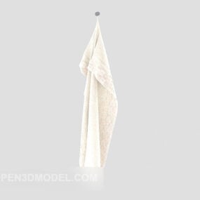 Handdoek op RVS hanger 3D-model