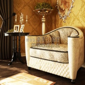 Single Sofa Luxury 3d model