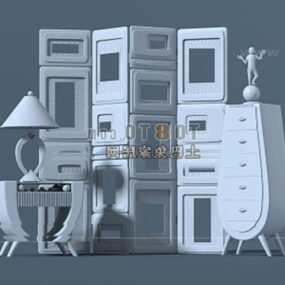 3D-Modell der Wohnmöbelkollektion