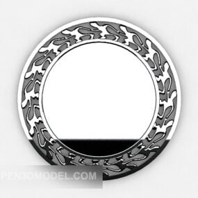 Round Mirror Decorative 3d model
