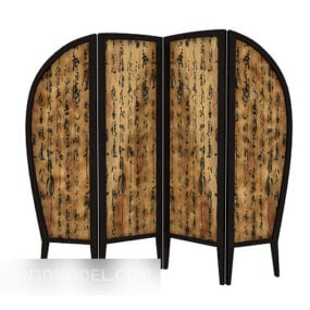 Chinese Characters Traditional Screen 3d model