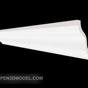 간단한 홈 석고 라인 몰딩 3d 모델