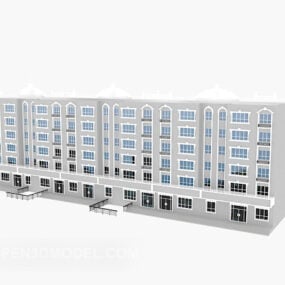 Poligon Şehir Sokak Binaları 3D model