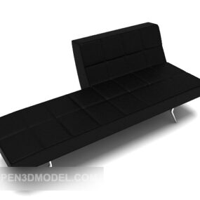 Skórzana prosta sofa wieloosobowa Model 3D