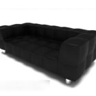 Home Black Multi-seaters Sofa