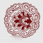 Red Wall Decor Malet