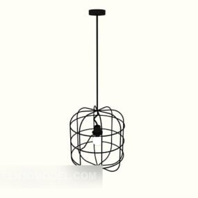 Lámpara de araña artesanal casera moderna modelo minimalista 3d