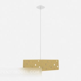Simple Home Chandelier Triangle Shade 3d model