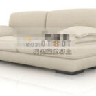 Moderni beige sohva Loveseat