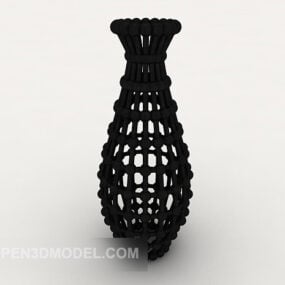 Modèle 3D minimaliste noir