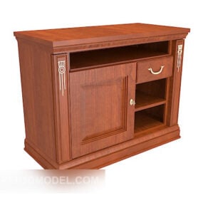 European-style Simple Home Side Cabinet 3d model