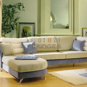 Modern Sofa Living Room Furniture 3d model
