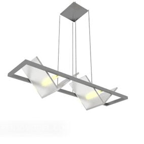 Moderne stijl minimalistische plafondlamp 3D-model