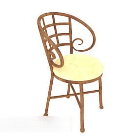 Exquisite Furniture European Home Chair 3d model