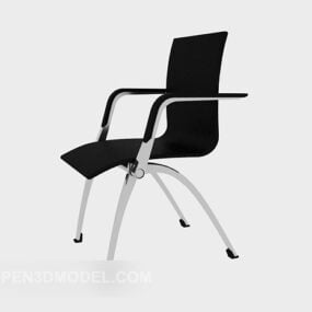Black Staff Chair 3d model