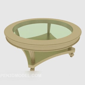 European-style Home Coffee Table 3d model