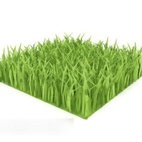 Green Plant Piece 3d model