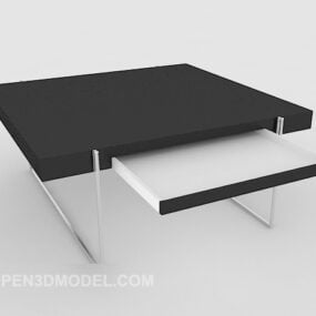 Simple Modern Square Coffee Table 3d model