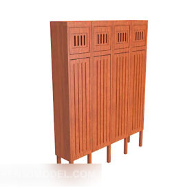 Chinese Solid Wood Cabinet Mahogany 3d model