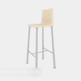Modern Minimalist Home Bar Chair 3d model