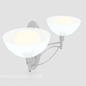 Minimalistisk væglampe Scone 3d model