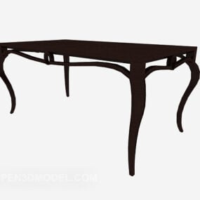European Simple Coffee Table Classic 3d model