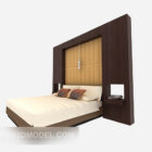 Home Bedroom Double Bed Wall Decor