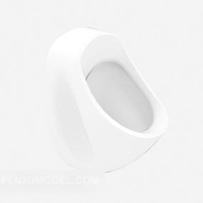 Ceramic Toilet Urinal 3d model