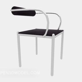 Solid Wood Simple Lounge Chair 3d model