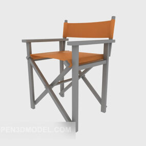 极简主义扶手椅X腿3d模型
