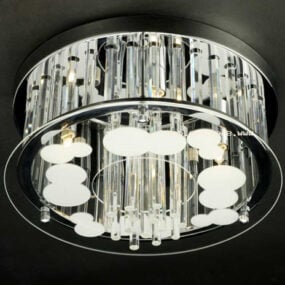 Plafondlamp Ronde Kap Decoratief 3D-model