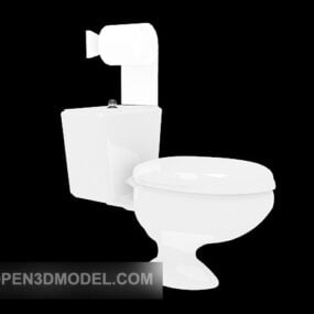 Záchod Toaleta Sanitární 3D model
