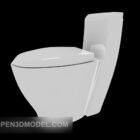 Flush Toilet White Color