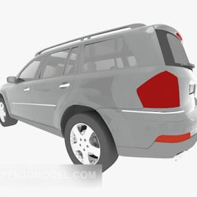 Small Van Grey Color 3d model