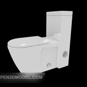 Τρισδιάστατο μοντέλο τουαλέτας υγιεινής τουαλέτας