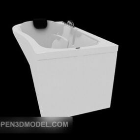 Modello 3d della vasca da bagno domestica