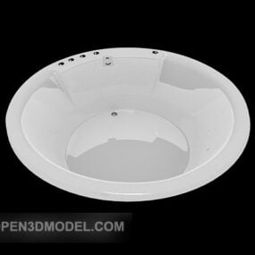 Modello 3d della vasca da bagno in acrilico