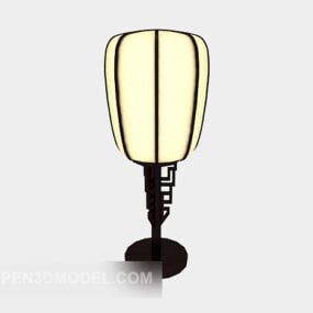 Table Lamp Chinese Retro Style 3d model